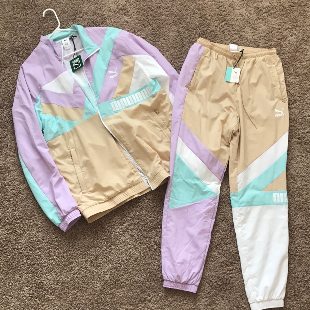 Puma Diamond Tracksuit Brand New - Picture 1 of 8